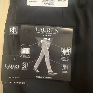 Ralph Lauren Men's Total Stretch Pants in Black